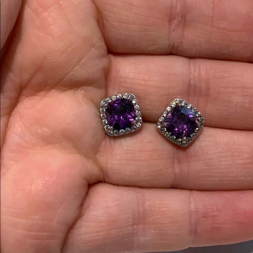 Sterling Silver Cubic Zirconia Studs